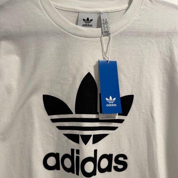 Adidas White Men’s T-Shirt with Logo — Size XXL | NWT (Never Worn) - Picture 4 of 6